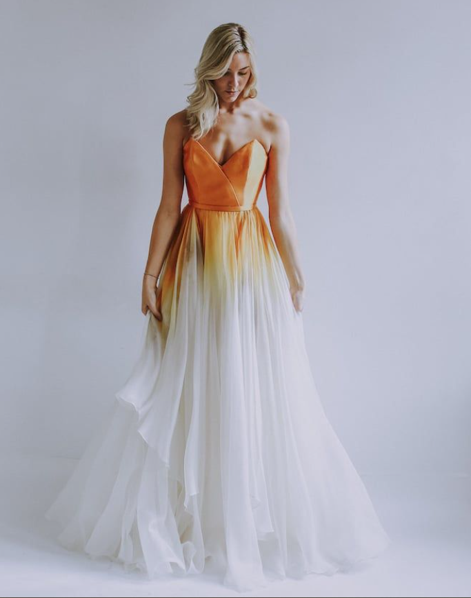 Selecting the Ideal Tie Dye Wedding Dress