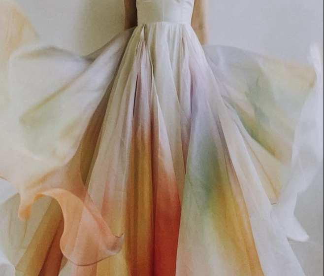 Tie Dye Wedding Dress: A Daring and Stunning Choice for Your Special Day