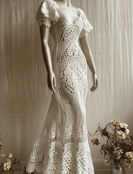 Knitted Wedding Dress