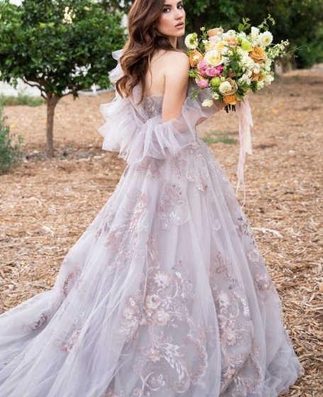Lavender Wedding Dresses