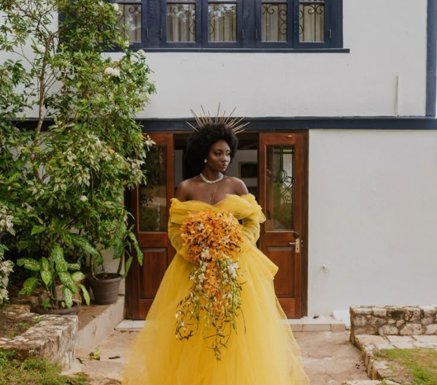 Yellow Wedding Dress