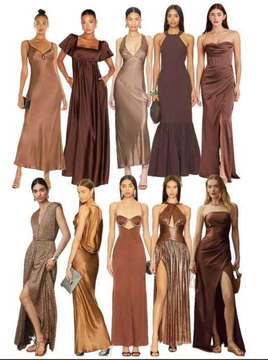 Brown Wedding Dresses