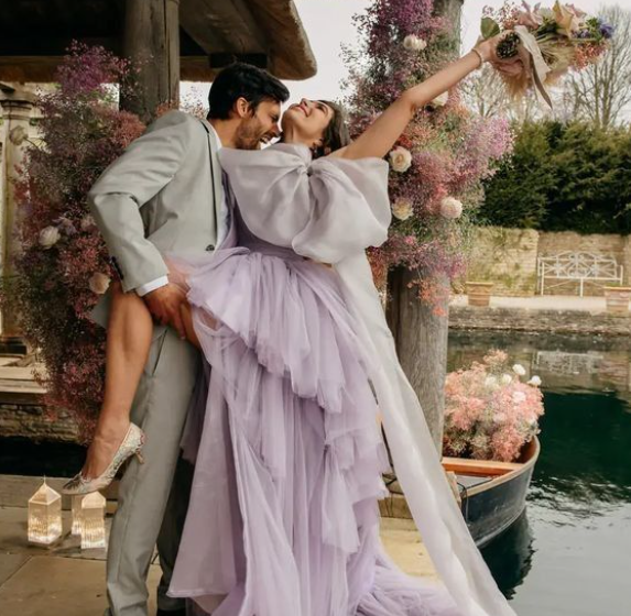 Purple Wedding Dress